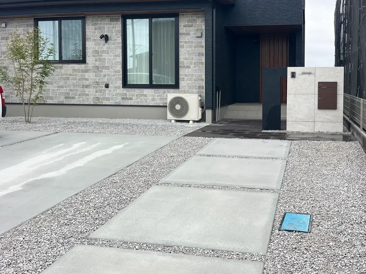 シンプルモダン外構